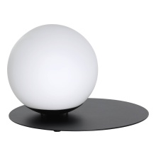 Eglo Canada 206079A - 1 LT Table Lamp w/ Black Finish and White Sphere Shade