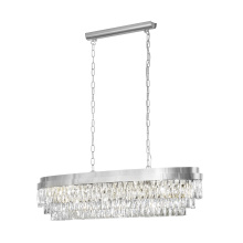 Eglo Canada 39495A - 13 LT Pendant w/ Chrome Finish & Clear Glass Crystal Elements