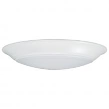 Nuvo 62/1660 - 7 inch; LED Disk Light; 3000K; 6 Unit Contractor Pack; White Finish