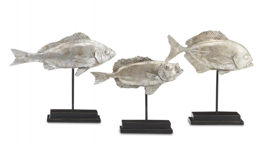 Silver Fish Set of 3