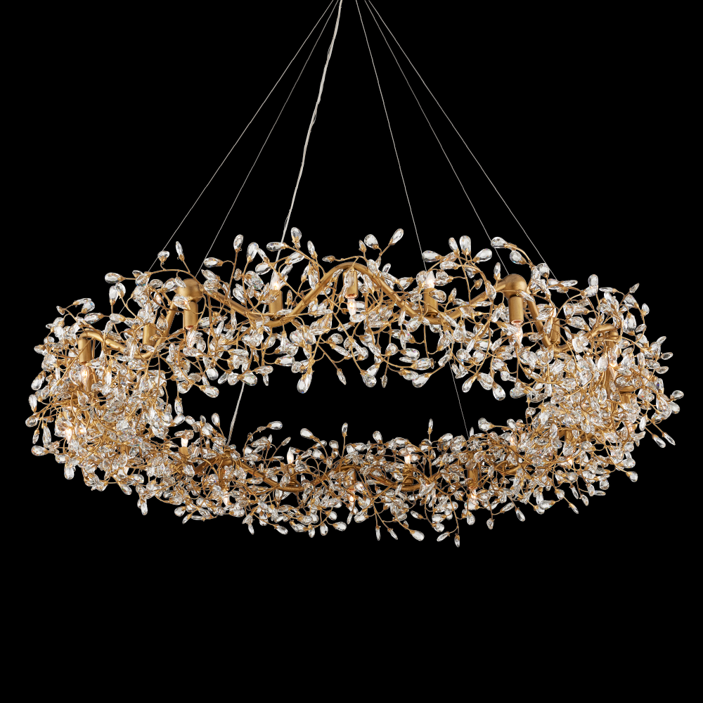 Crystal Bud Grande Ring Chandelier