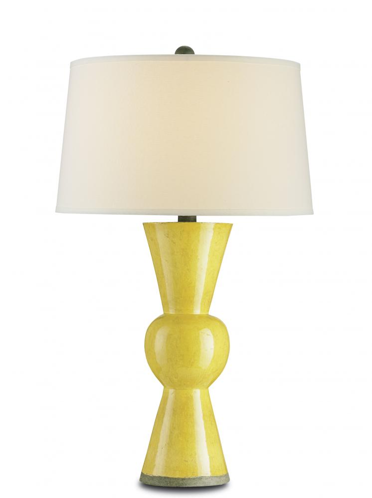 Upbeat Yellow Table Lamp