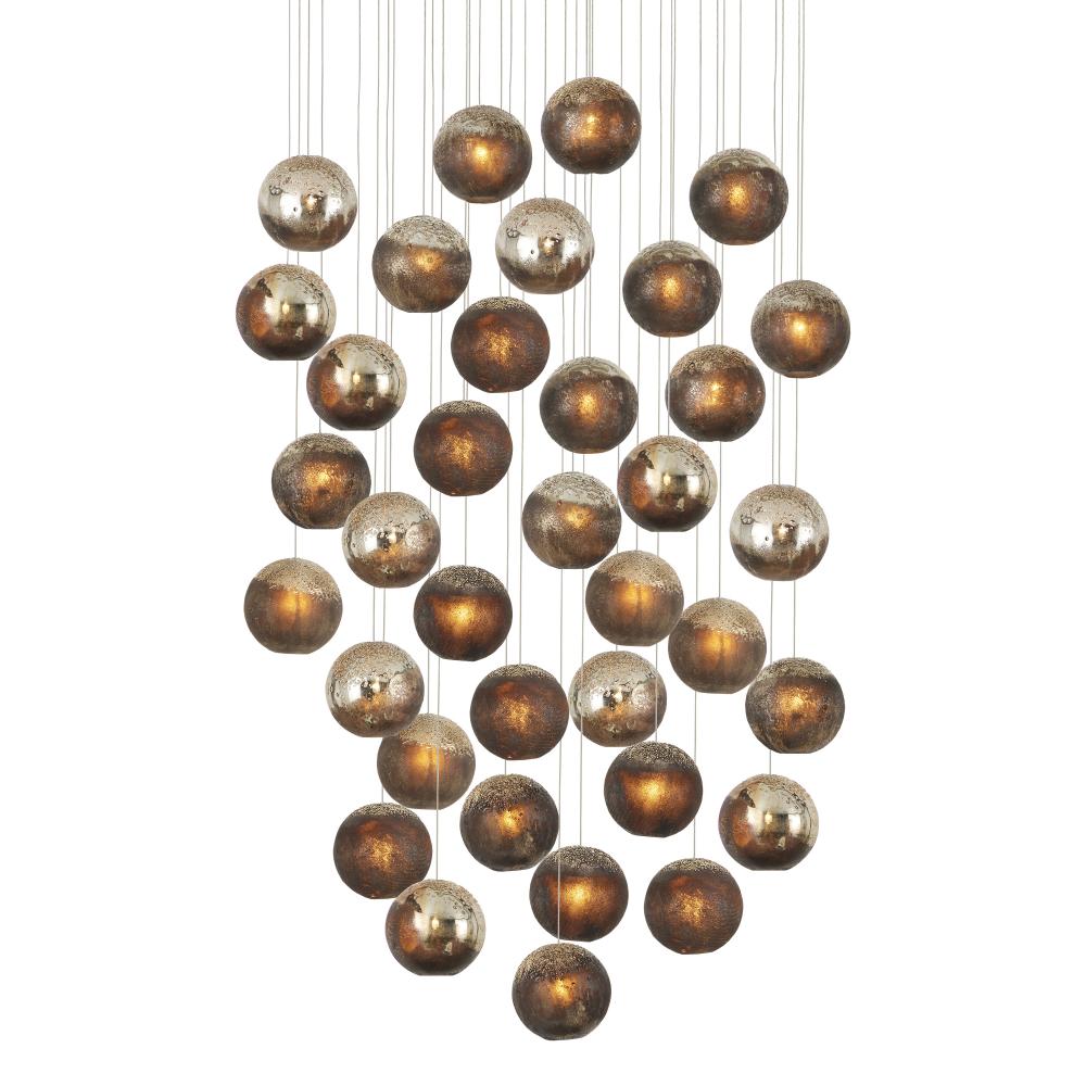 Pathos 36-Light Round Multi-Drop Pendant