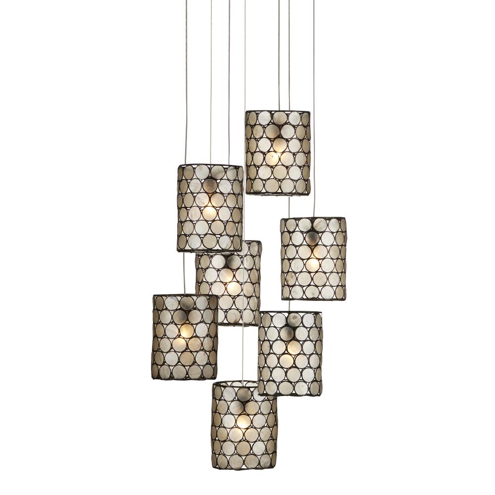 Regatta 7-Light Round Multi-Drop Pendant