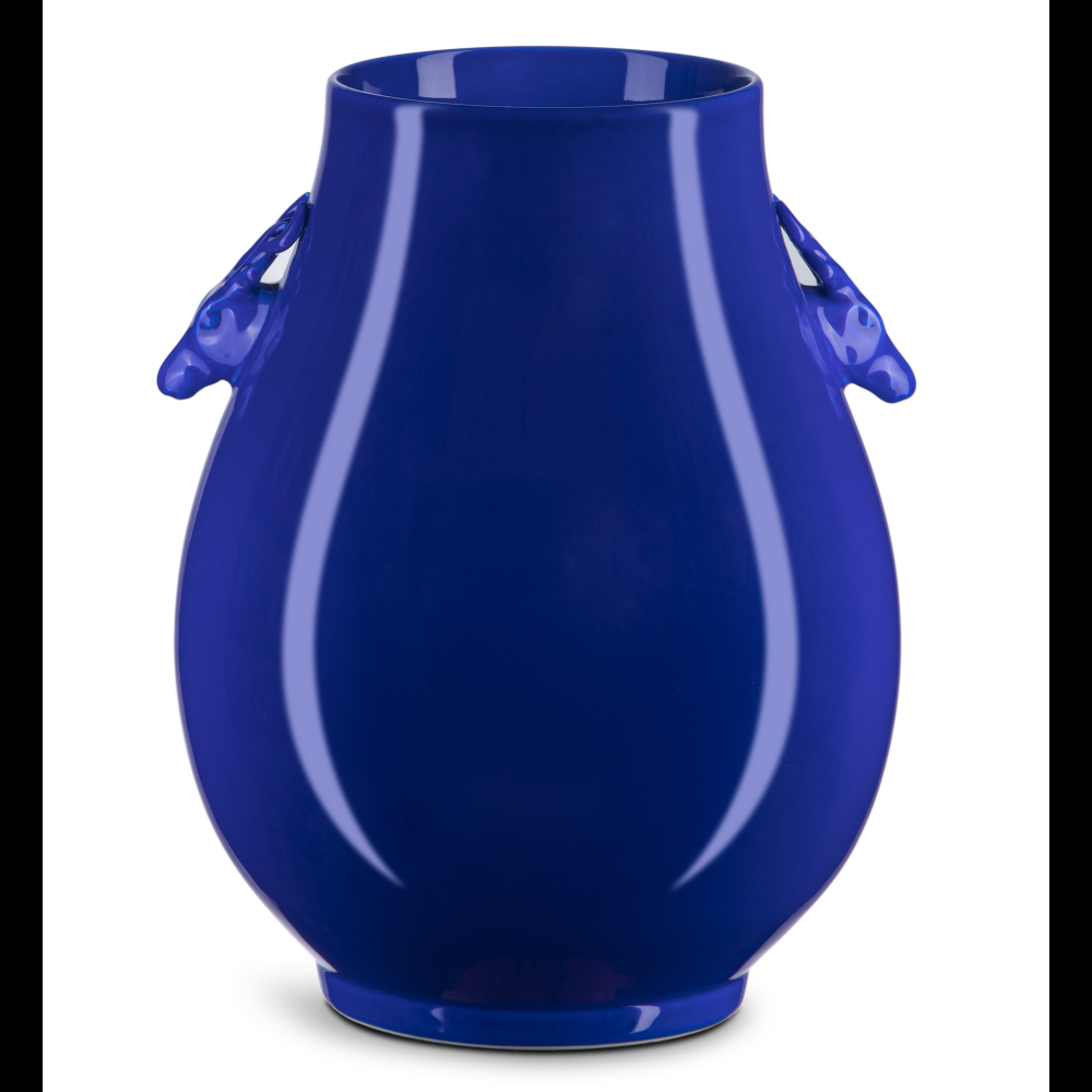 Ocean Blue Deer Ears Vase