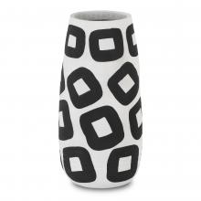 Currey 1200-0605 - Pagliacci Black & White Tall Vase