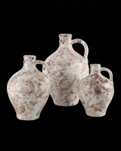  1200-0716 - Marne Brown & Off-White Demijohn Set of 3