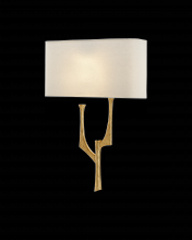  5000-0182 - Bodnant Gold Wall Sconce, Right