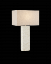 Currey 6000-0867 - Elegy White Table Lamp