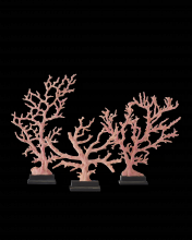  1200-0436 - Large Red Coral Branches Set of 3