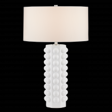  6000-0870 - Cassandra White Table Lamp