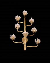  5000-0058 - Agave Americana Gold Wall Sconce