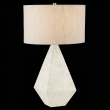  6000-0866 - Elysium White Table Lamp