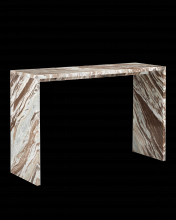 Currey 3000-0233 - Ryan Brown Marble Console Table