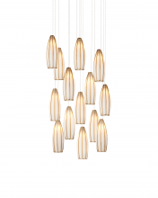 Currey 9000-1188 - Parish 15-Light Round Multi-Drop Pendant