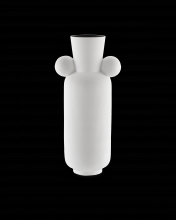 Currey 1200-0394 - Happy 40 Tall White Vase