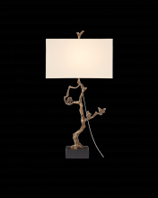  6000-0695 - Shadows Brass Table Lamp