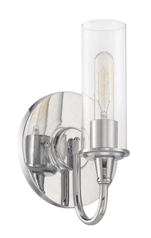 Modina 1 Light Wall Sconce in Chrome