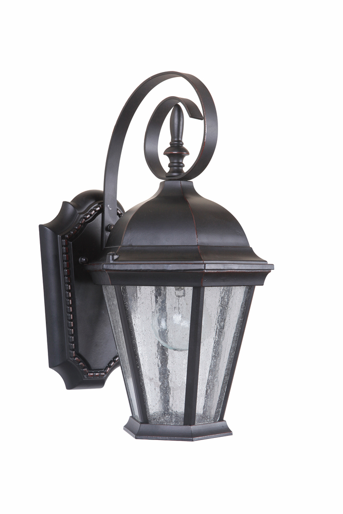 Chadwick 1 Light Small Outdoor Wall Lantern in Oiled Bronze Gilded