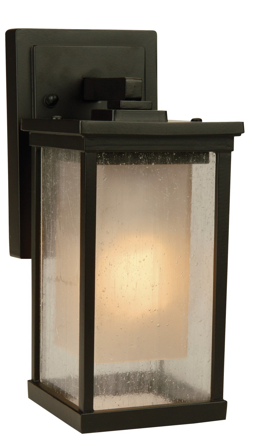 Riviera 1 Light Small Outdoor Wall Lantern in Oiled Bronze Outdoor