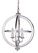 Craftmade 40133-CH - Berkeley 3 Light Foyer in Chrome