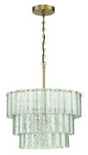 Craftmade 48690-SB - Museo 12 Light Pendant in Satin Brass