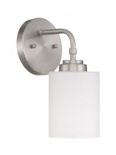 Craftmade 56001-BNK - Stowe 1 Light Wall Sconce in Brushed Polished Nickel