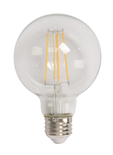  9651 - 4.72" M.O.L. Clear LED G25, E26, 8W, Dimmable, 2700K