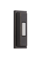 Craftmade PB5005-AZ - Surface Mount LED Lighted Push Button, Beveled Rectangle in Antique Bronze