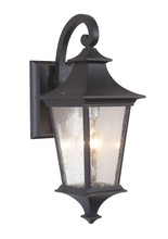  Z1354-MN - Argent II 1 Light Small Outdoor Wall Lantern in Midnight