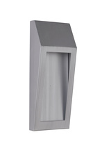  Z9302-BAO-LED - Wedge 1 Light Small LED Outdoor Pocket Sconce in Brushed Aluminum